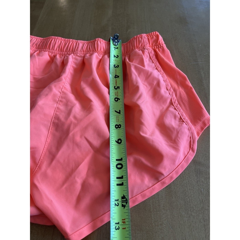 Nike Fast Dri Fit Tempo Short Womens Sz M Medium Coral Orange Athletic Run Track - Picture 8 of 9